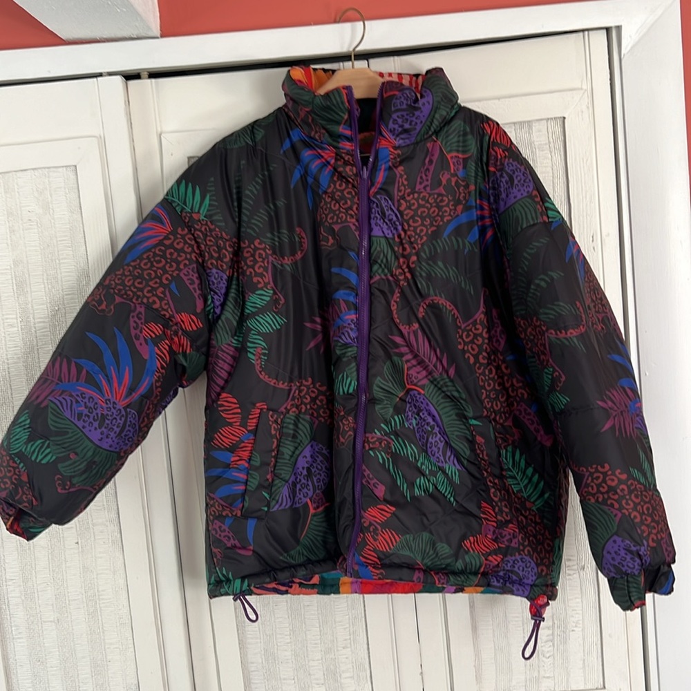 Farm Rio Multicolor Patchwork Jacket - image 6
